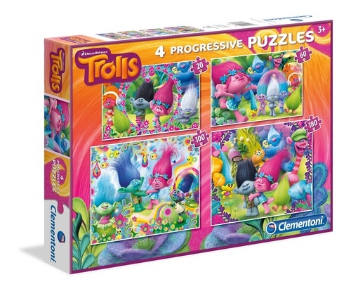 Puzzle Trolle 4 w 1 (07716)
