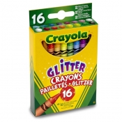 Kredki brokatowe Crayola, 16 kolorów (52-3716)