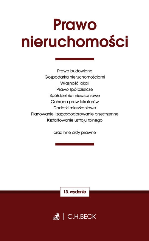 Prawo nieruchomości oraz ustawy towarzyszące