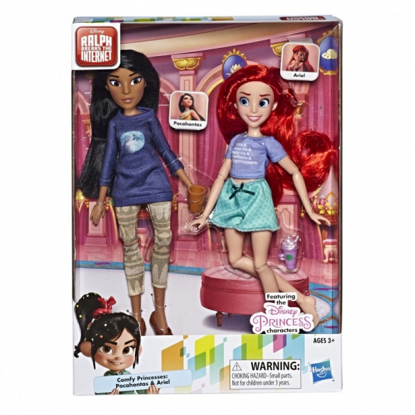 Lalka Księżniczki Disneya Księżniczka Ariel i Pocahontas (E7356/E7413)