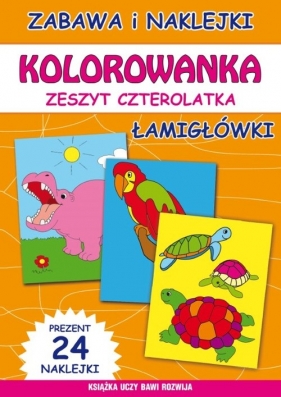Kolorowanka Zeszyt czterolatka - Beata Guzowska