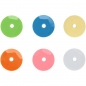 Cekiny okrągłe 6x4g, szpilki 7g - pastelowe (340177)