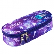 Piórnik saszetka usztywniona z wewnętrzną klapką PC-01 - Galaxy Girl