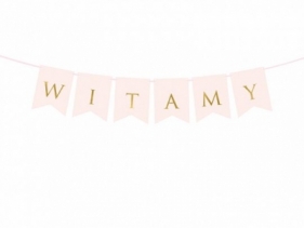 Baner Partydeco Witamy, j. różowy, 15 x 80 cm (GRL69-081J)