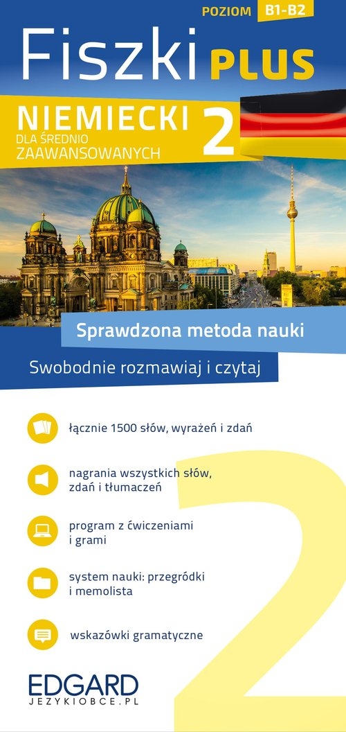 Niemiecki. Fiszki PLUS dla średnio zaawansowanych 2