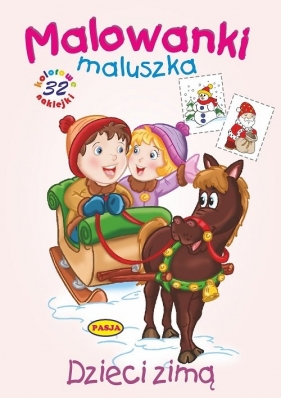 Malowanki maluszka Dzieci zimą - Ernest Błędowski