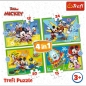 Trefl, Puzzle 4w1 - Wśród przyjaciół (34616)