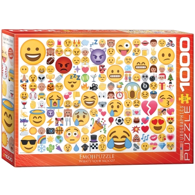 <img src='https://webimage.pl/pics/169/8/d628136608169.jpg' style='height:440px' /> Puzzle 1000 Emojipuzzle What's your Mood? 6000-0816