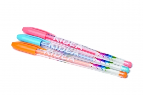 Długopisy Kidea żelowe, 6 kolorów - fluorescencyjne (DRF-38169)
