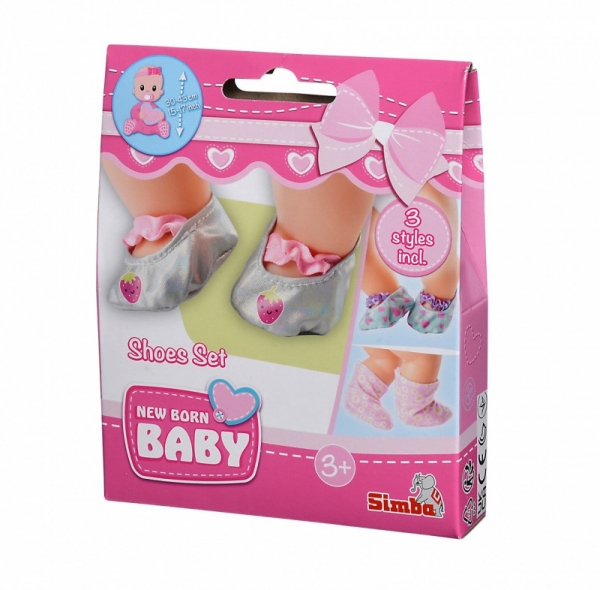 Zestaw bucików dla lalki New Born Baby (105560017)