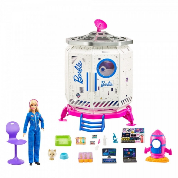 Zestaw Barbie Stacja kosmiczna + Lalka Space Disco (GXF27)
