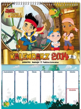 Kalendarz 2014 Jake i piraci z Nibylandii - <br />