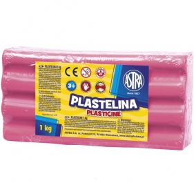 Plastelina Astra, 1 kg - różowa jasna (303111007)