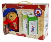 Zestaw: miś Paddington w czerwonym płaszczyku + 2 książeczki - Michael Bond