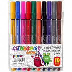 Cienkopisy mini Fun&Joy, 10 sztuk w etui (214971)