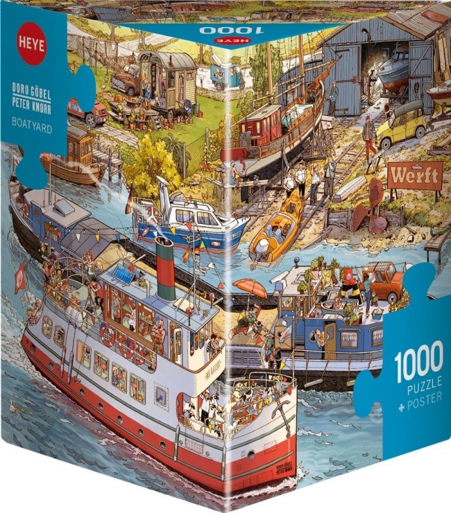 Puzzle 1000 Stocznia (Puzzle+plakat)
