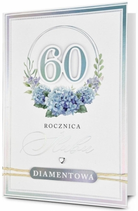 Karnet Rocznica ślubu 60