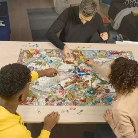 Ravensburger, Puzzle 3000: Flora i Fauna. Mapa Świata (17117)