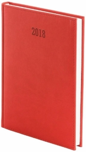 Kalendarz 2020 B5 dzienny Vivella czerwony (B5D020B)