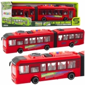 Autobus przegubowy otwierane drzwi światło dźwięk