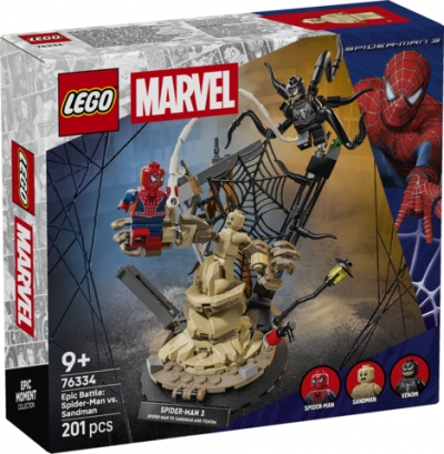<img src='https://webimage.pl/pics/170/3/d5702018063170.jpg' style='height:440px' /> LEGO Super Heroes Epicka bitwa Spider-Man kontra Sandman 76334