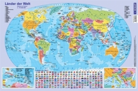 Podkładka na biurko Mapa Świat polityczna