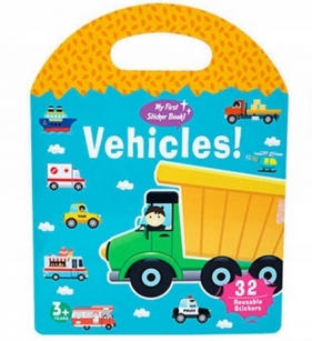 Książeczka z naklejkami - Pojazdy (127170)