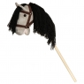 Koń na kiju Hobby Horse szary z lejcami 80cm (T-TED-03001) od 3 lat