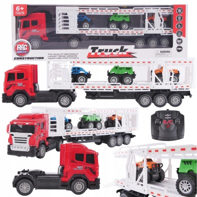 <img src='https://webimage.pl/pics/171/0/d5906302710171.jpg' style='height:440px' /> Laweta transportowa zdalnie sterowana z 3 autami