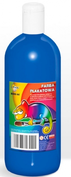 Farby plakatowe 500ml niebieska ciemna Otocki