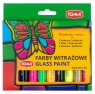 Farby witrażowe GlassDeco, 10 kolorów x 10,5ml (TO-750)