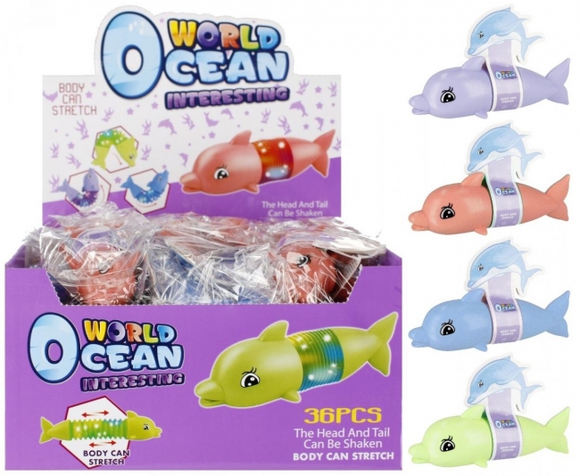 Rurka sensoryczna delfin świat 12cm