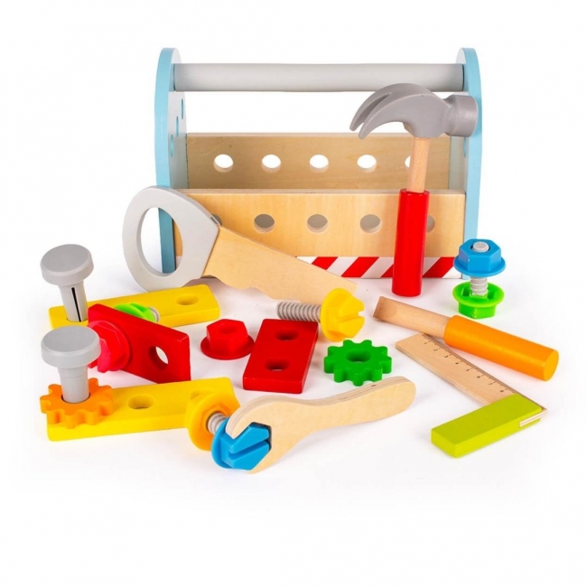 <img src='https://webimage.pl/pics/171/1/d6902071101171.jpg' style='height:440px' /> Skrzynka z narzedziami drewniana Montessori