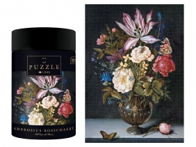 Puzzle 1000: Art 3 - Ambrosius Bosschaert - Still Life of Flowers in a Vase