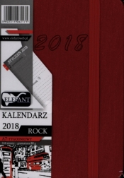 Kalendarz Rock czerwony A7 tyg. 2018