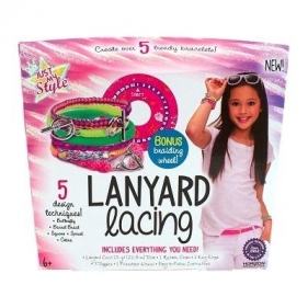 Zestaw do robienia bransoletek Lanyard Lacing JUST MY STYLE - <br />