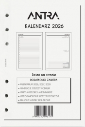 Wkład kalendarzowy 2026 A5 DNS