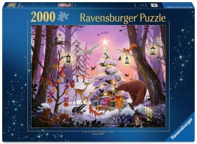 Ravensburger, Puzzle 2000: Święta w lesie (12001417)