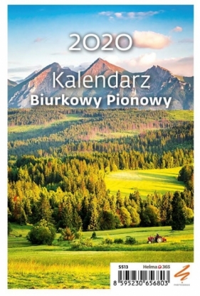 Kalendarz 2020 Biurkowy Pionowy HELMA
