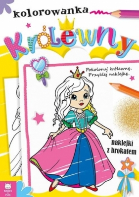 Królewny. Kolorowanka z brokatem - Opracowanie zbiorowe