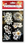 Naklejki foliowe Metalic Double Flowers PENMATE