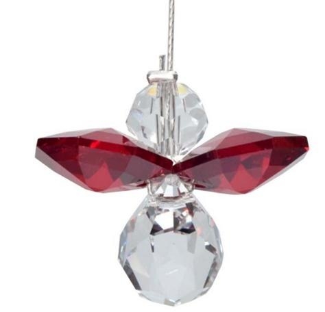 Zawieszka Crystal angel - Garnet