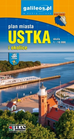 Ustka i okolice. Plan miasta w skali 1:10 000 - Opracowanie zbiorowe