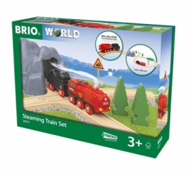 Brio Trains & Vehicles: Zestaw z kolejką na parę na baterie (63601700)