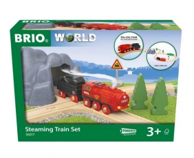 Brio World: Zestaw z kolejką na parę na baterie (63601700)