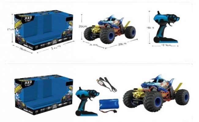 <img src='https://webimage.pl/pics/172/1/d5900898911172.jpg' style='height:440px' /> Samochód R/C Monster Truck 4x4 USB