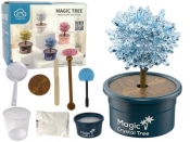 Magiczne drzewko hodowla kryształów niebieskie