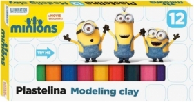 Plastelina 12 kolorów Minionki BAMBINO