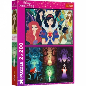 Puzzle 2x200 elementów Czarujące Księżniczki Disney Princess (13317)