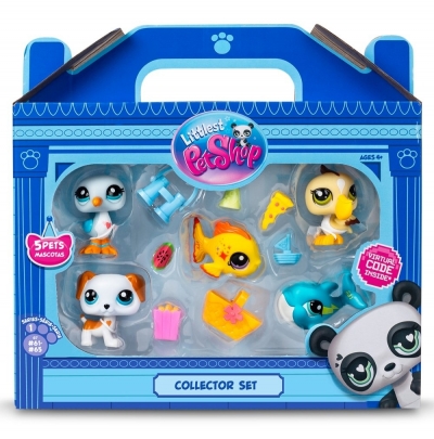 <img src='https://webimage.pl/pics/172/5/d885561005172.jpg' style='height:440px' /> Littlest Pet Shop zestaw plaża z 5 figurkami LPS00517